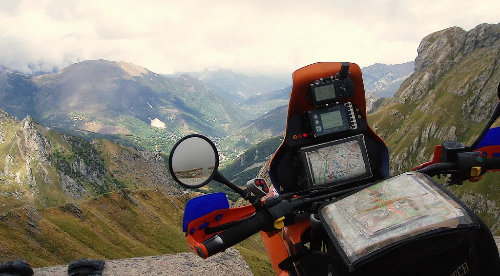 Motorrad auf einer geführten Reise in Europa