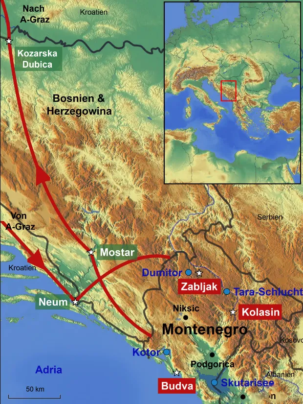 Tag 8: Mostar (BiH) – Kozarska Dubica (BiH)