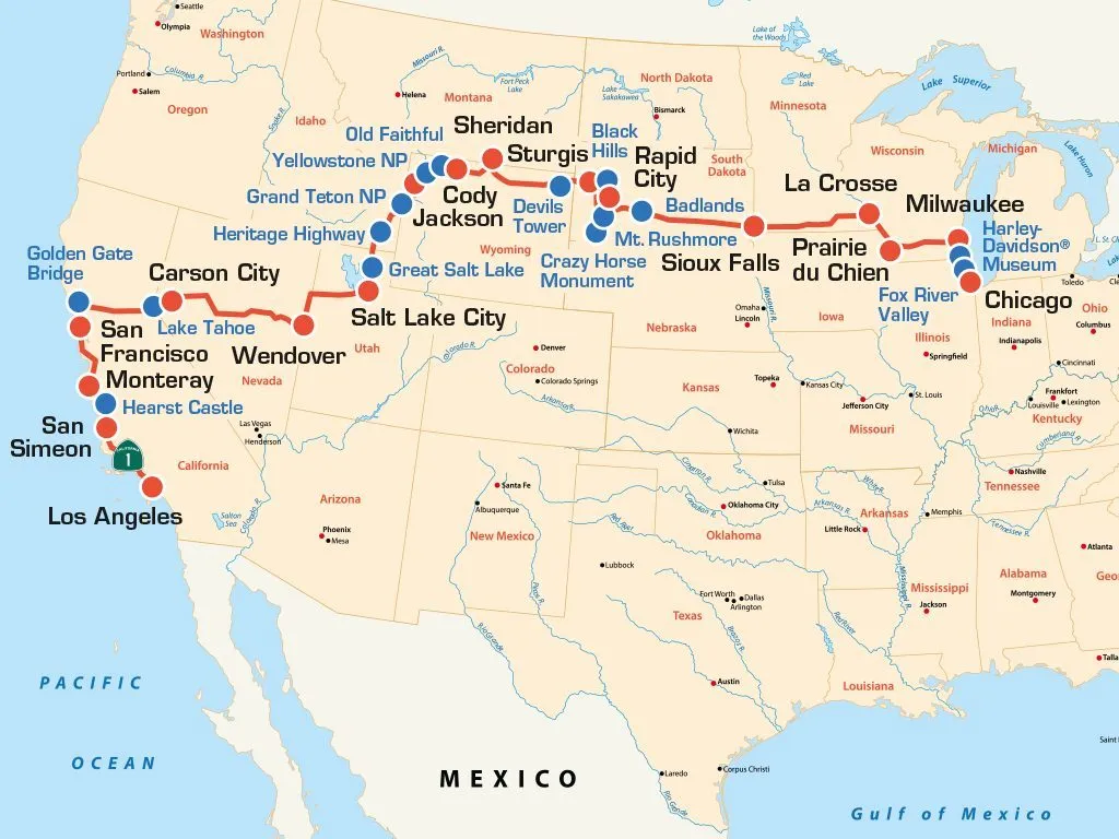 Motorradreise USA: Westküste, Yellowstone & Wilder Westen – Bild 4