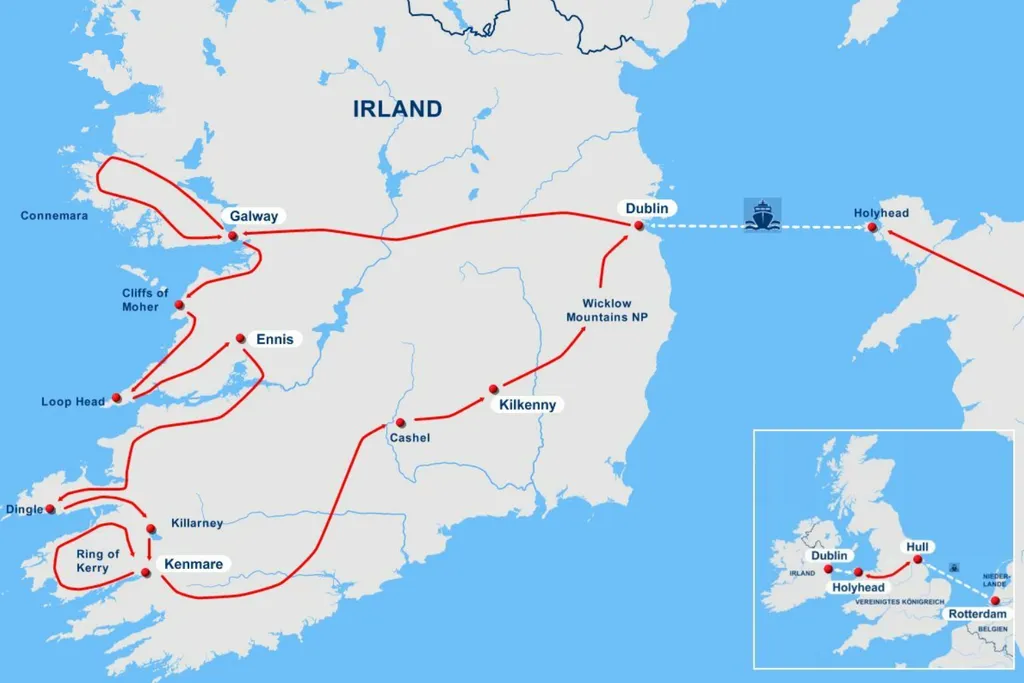 Kenmare → Rock of Cashel → Kilkenny