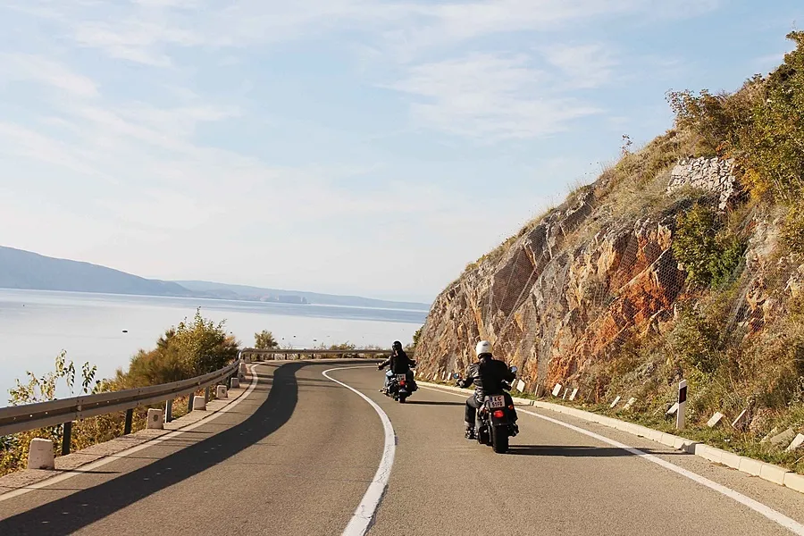 Krk → Cres → Rabac, 180 km