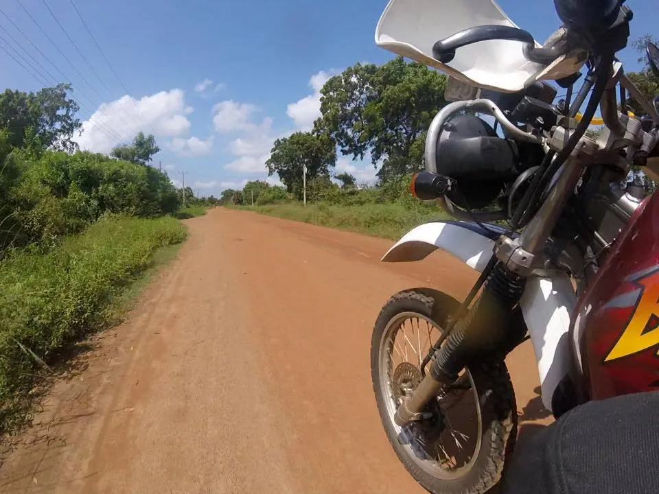 Motorrad auf einer geführten Reise in Asien